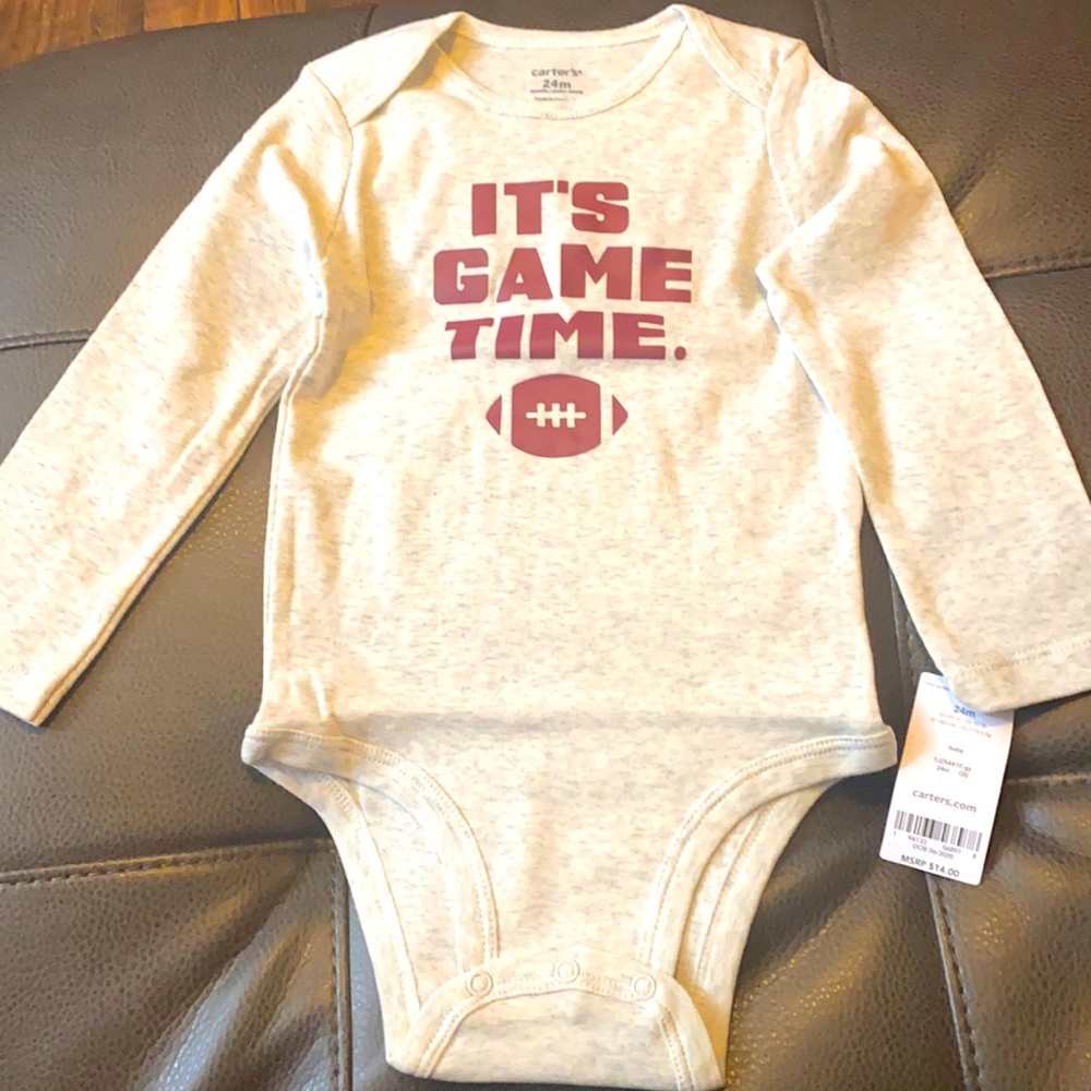 Caters football onesie